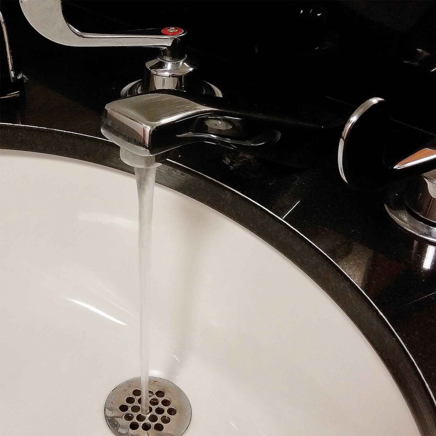 under-mount sink with drain stopper