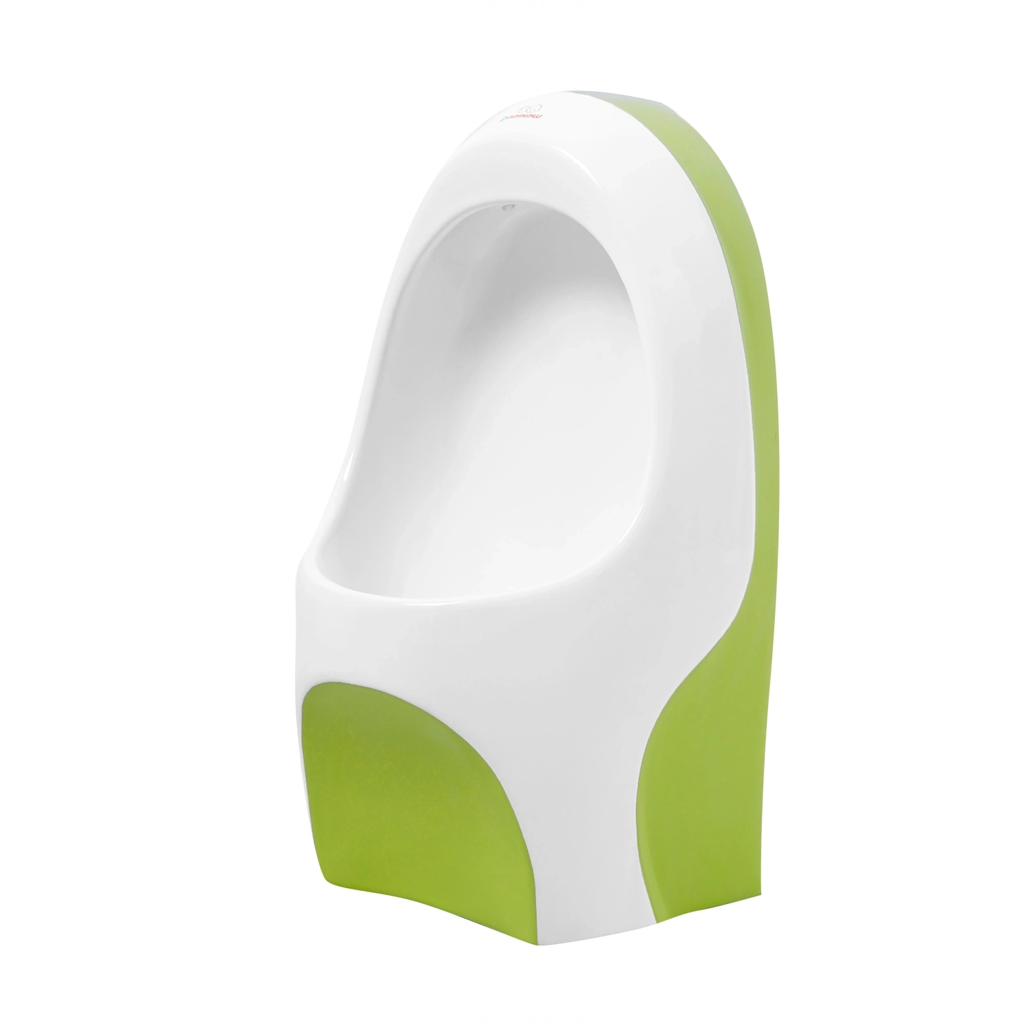 专为儿童设计的彩色挂式小便器