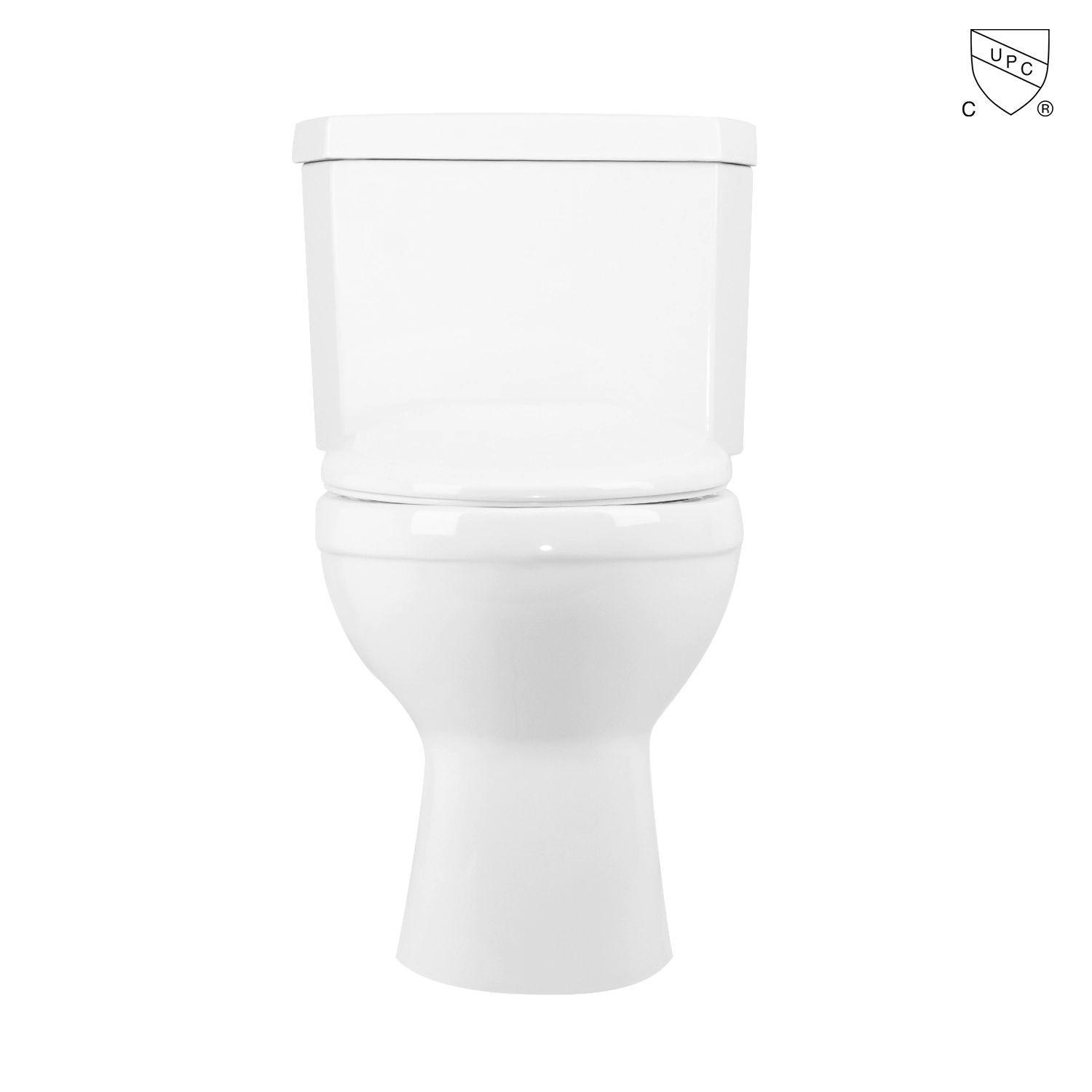 Round Flushing Cistern/ Flush Tank (White) - LIPKA